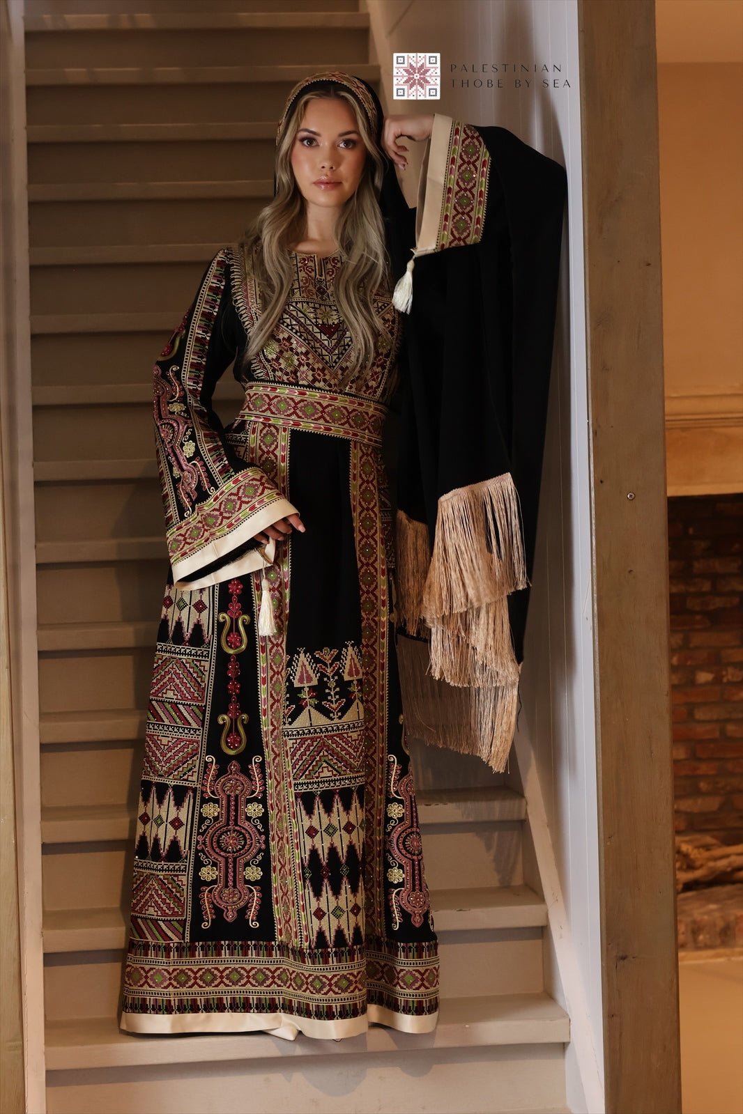 Ramallah golden bride Thobe