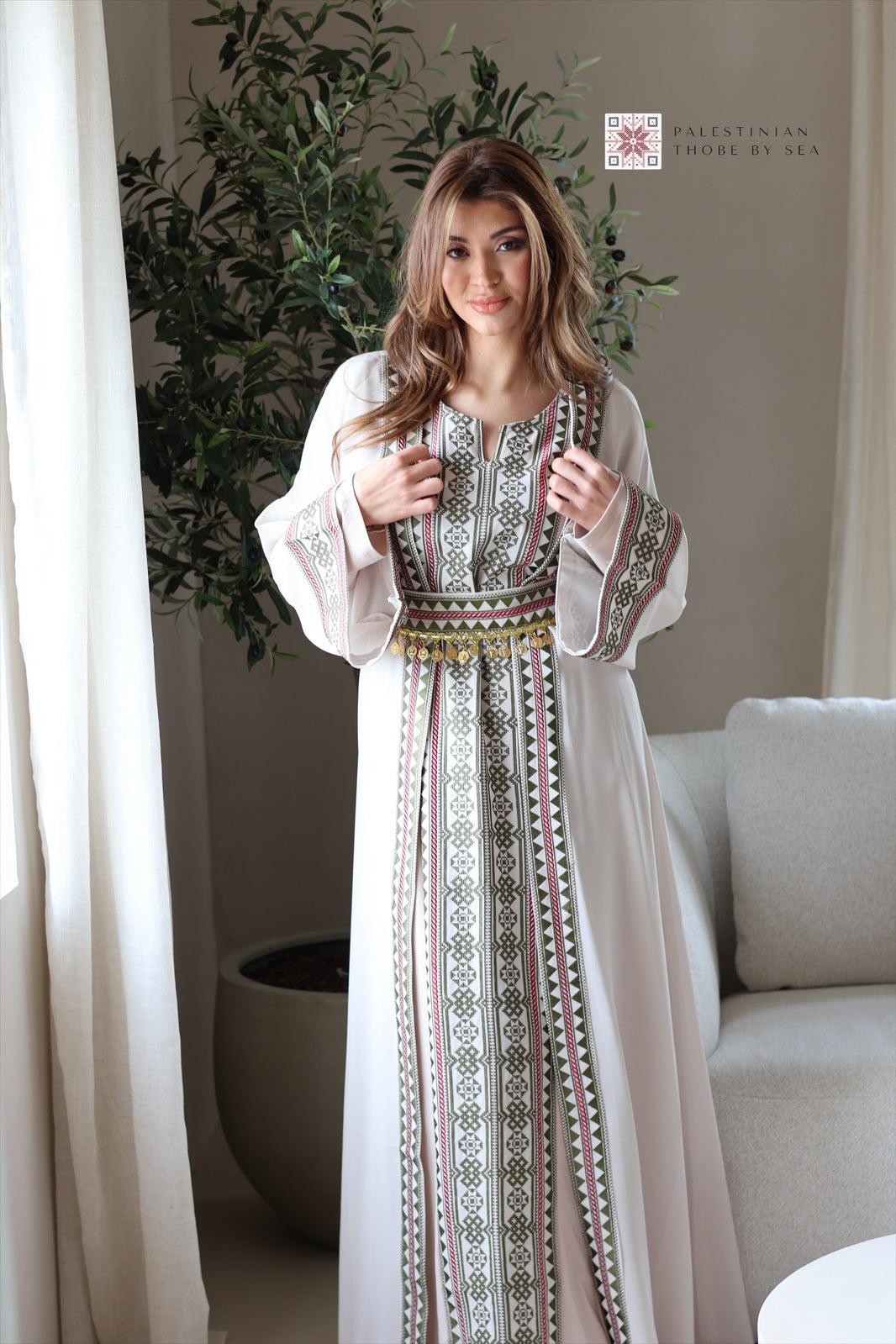 Baladna green abaya