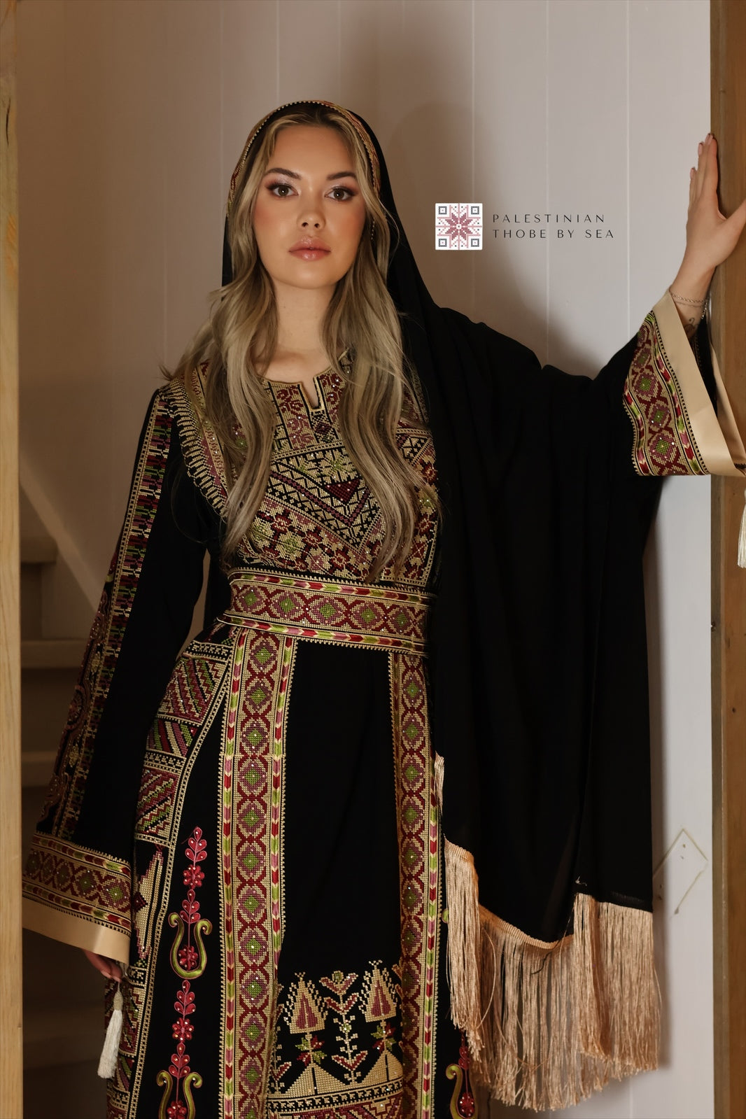 Ramallah golden bride Thobe