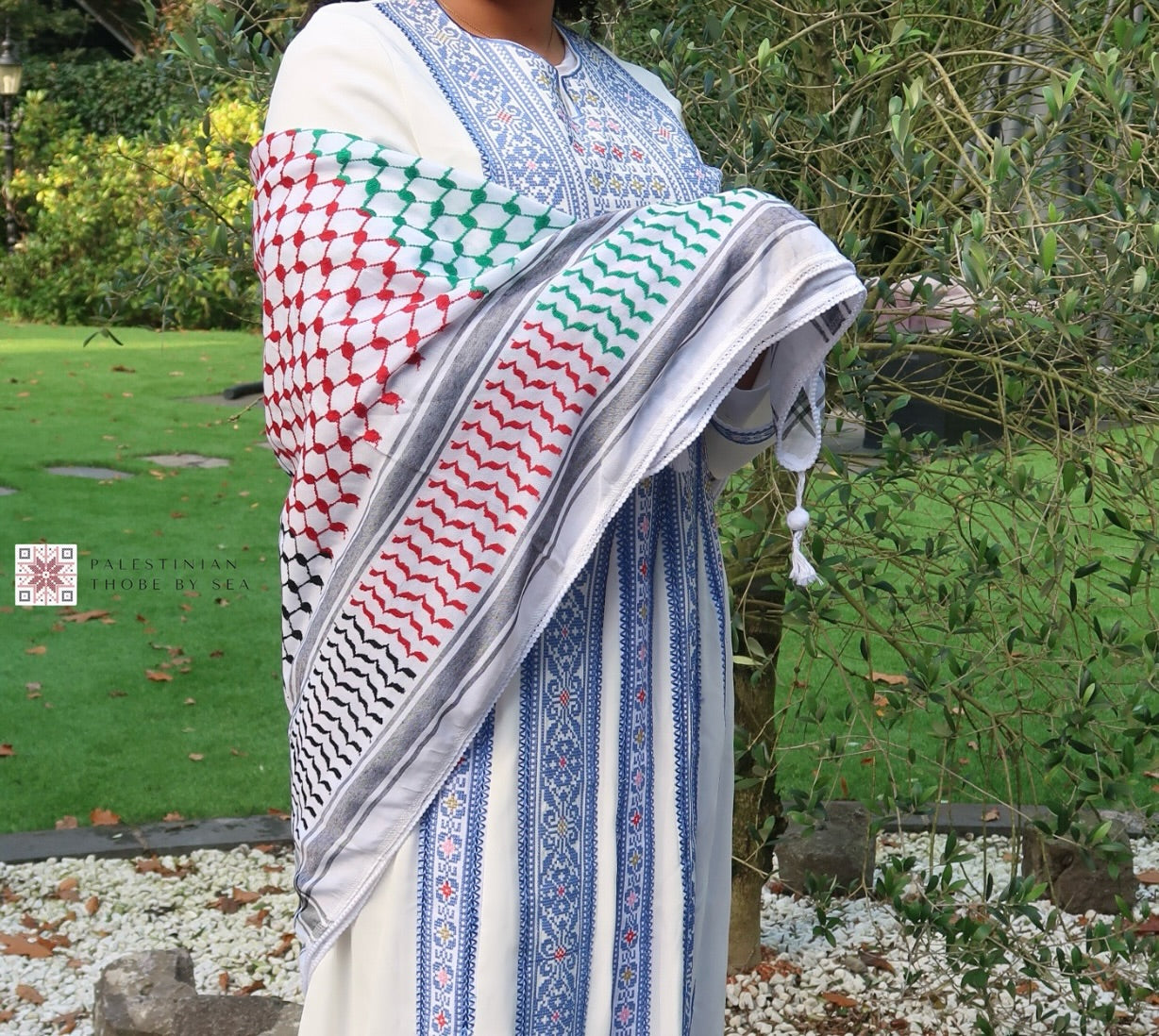 Keffiyeh flag color