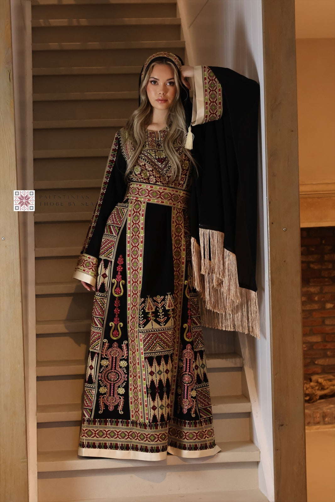 Ramallah golden bride Thobe
