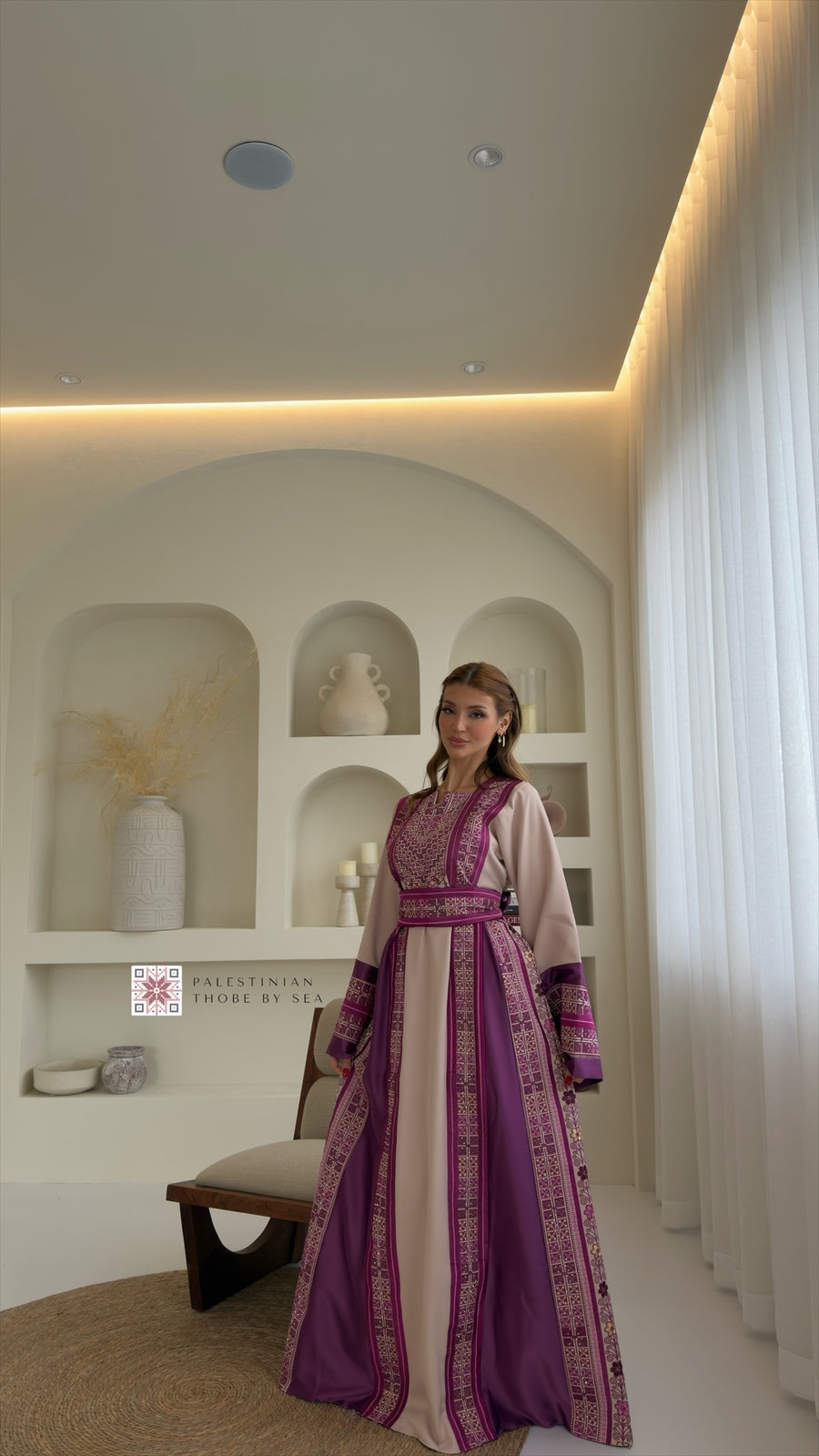 Lydd Blush Purple Thobe
